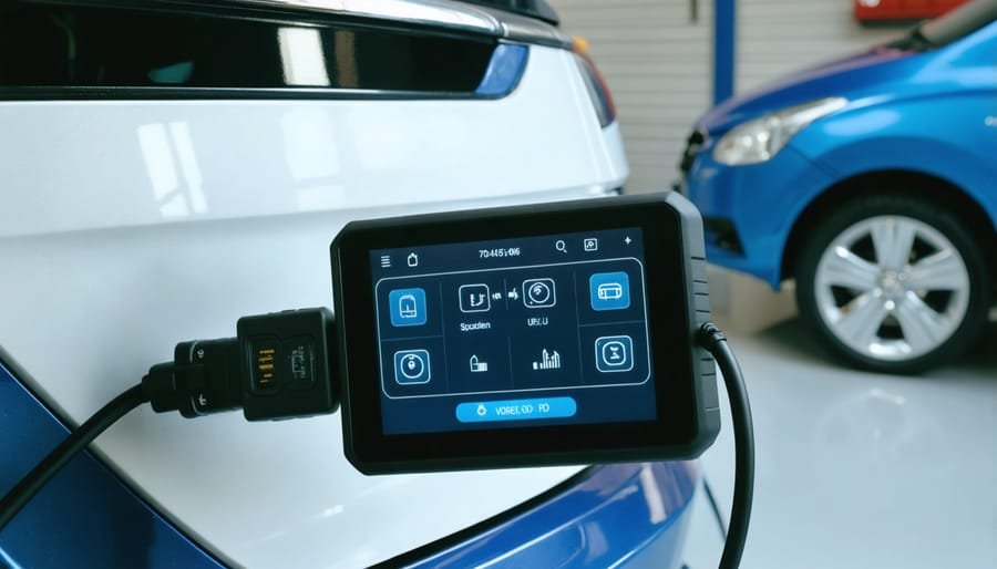 vehicle diagnostic technology Australia — AI-powered diagnostic software screen showing vehicle health data at Protec Car Care Melton<br />
